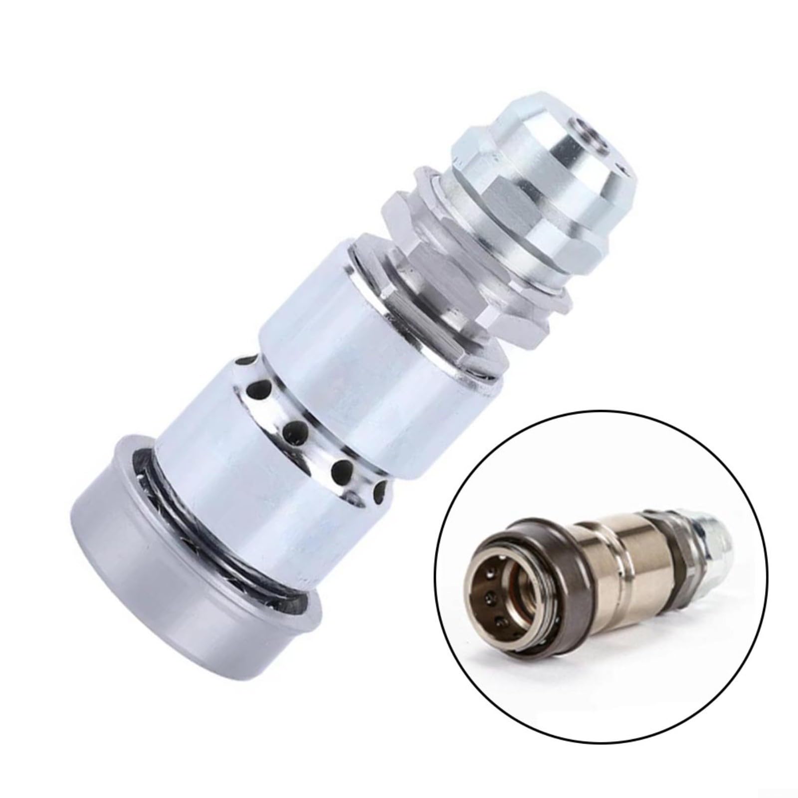 Cartouche de coupleur hydraulique en métal femelle 84262367 - Pièce de rechange compatible avec les tracteurs Case IH 7110 Series - Composants de transmission d'équipement agricole
