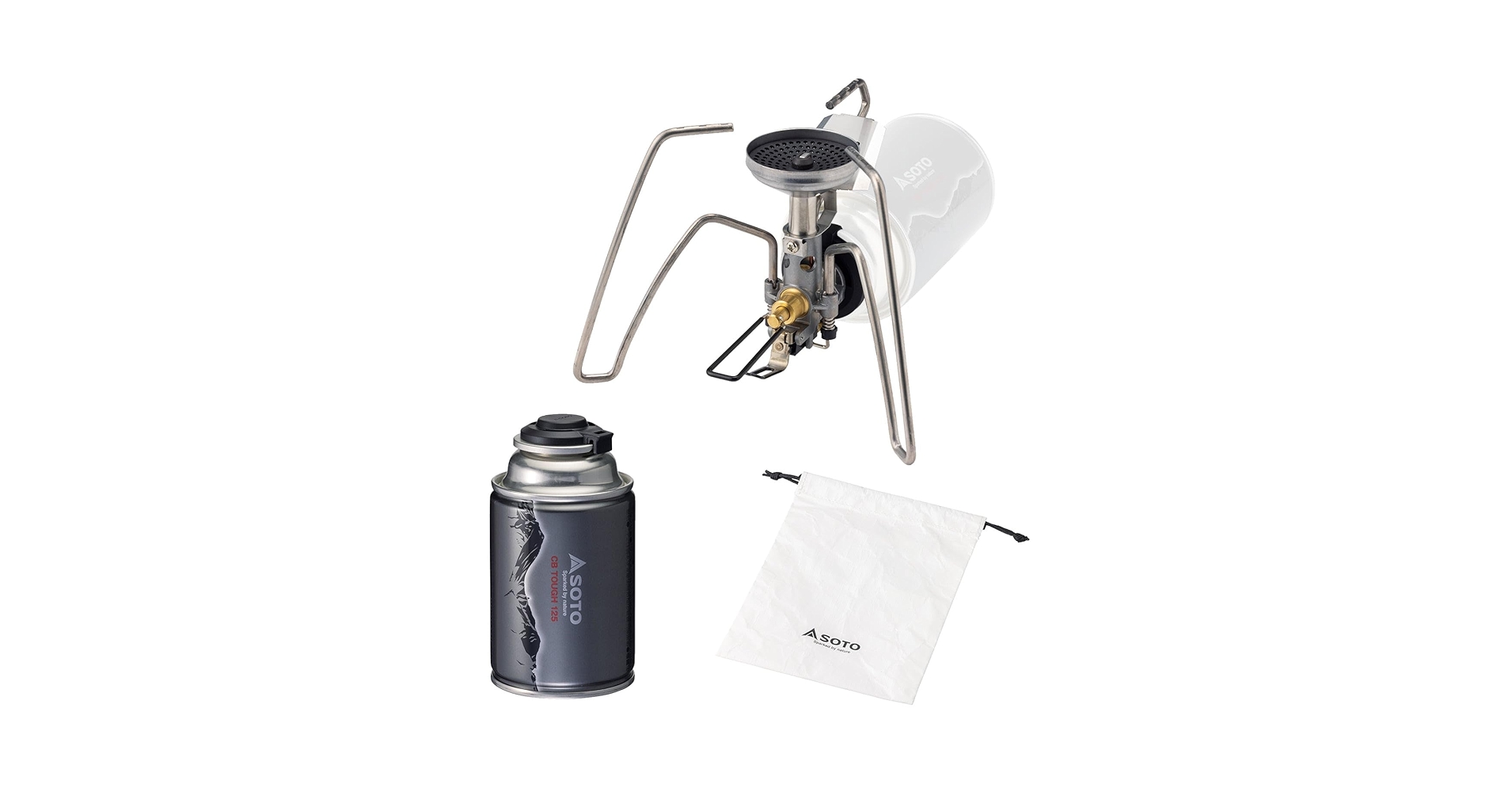 SOTO TriTrail・125 Set ST-350TB Amazon.com: SOTO ST-350TB Single Burner with Micro Regulator