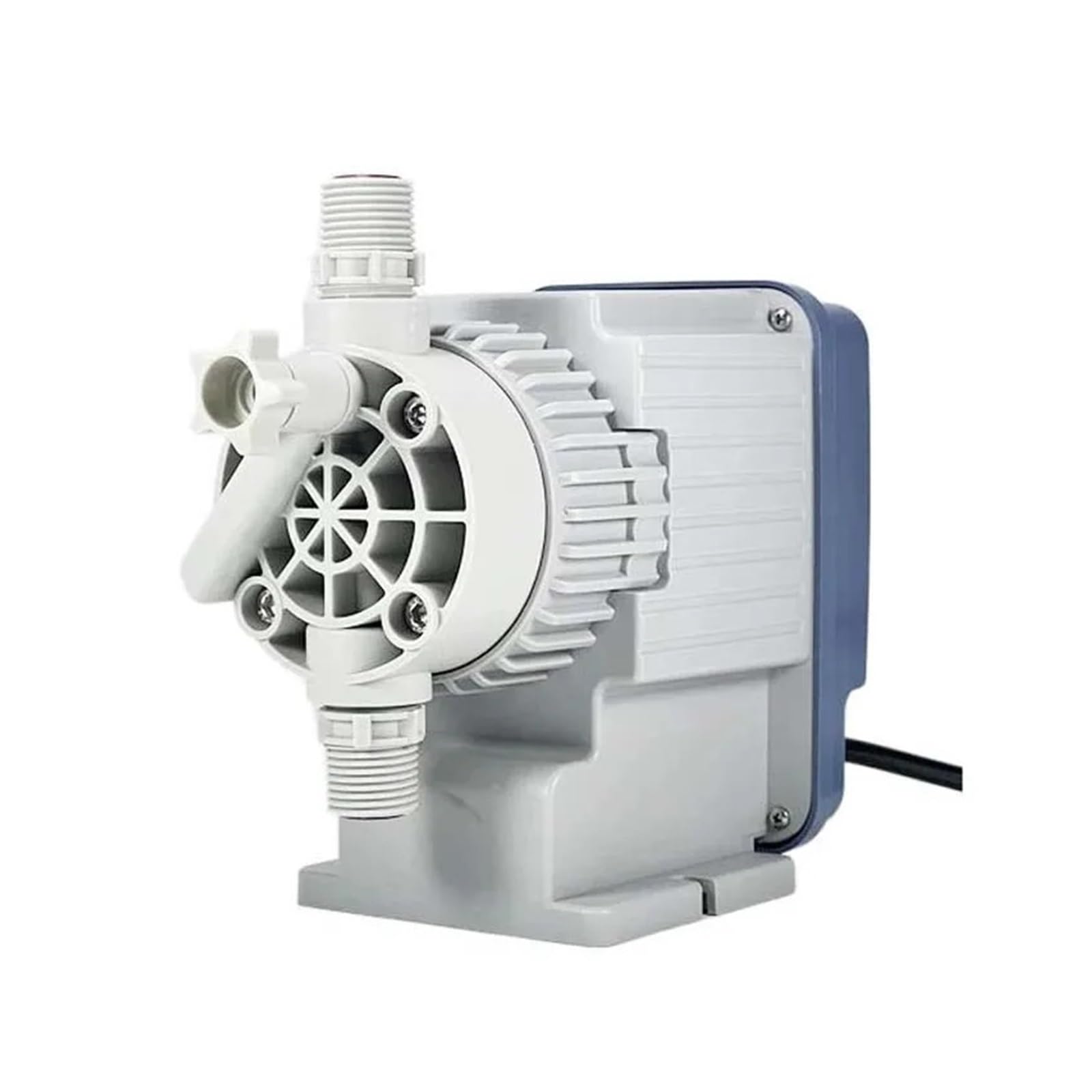 Pompa dozująca membranowa 220V elektromagnetyczna pompa dozująca z membraną 1/2/3/4/6/9/12/15/20L/H pompa dozująca, kwaśna chemiczna pompa dozująca chlor do uzdatniania wody(4LH7bar)