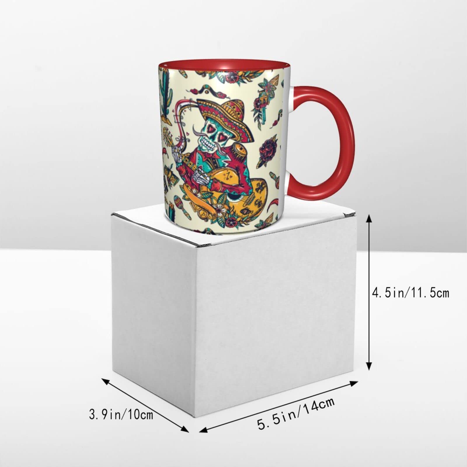 Amazon.co.jp: マグカップ 330ml マグ コーヒーカップ 古いメキシコ風