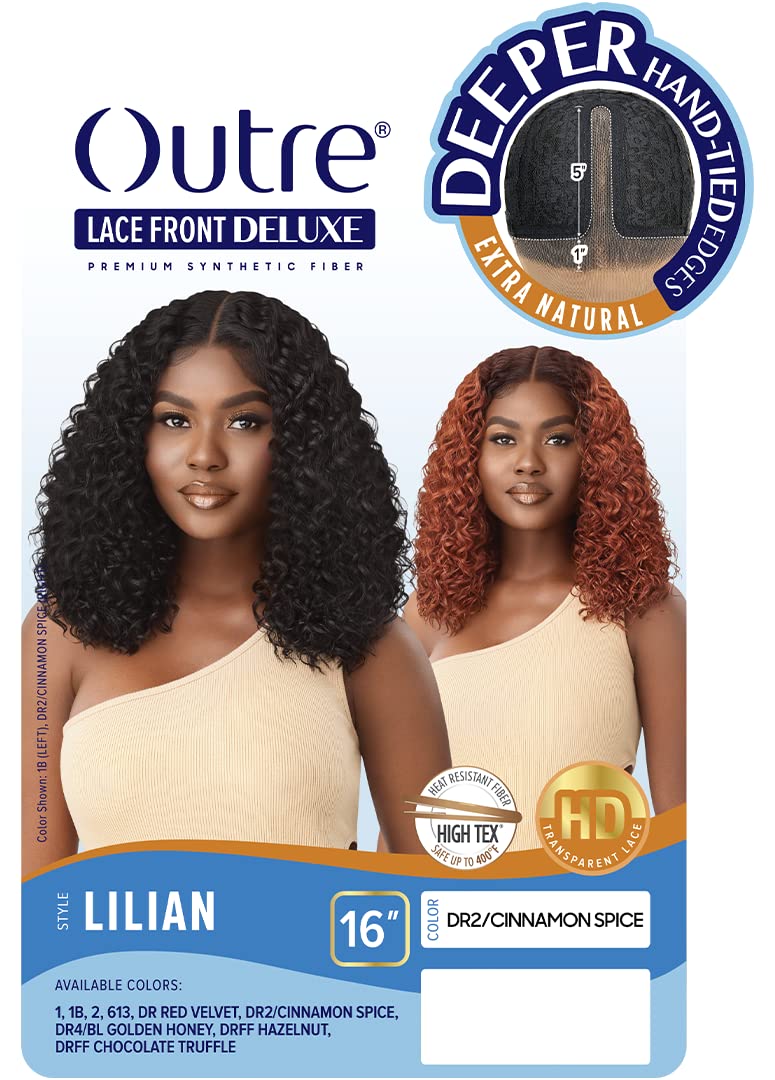 Amazon.com : Outre - Lace Front Deluxe Wig - LILIAN (DRFF HAZELNUT