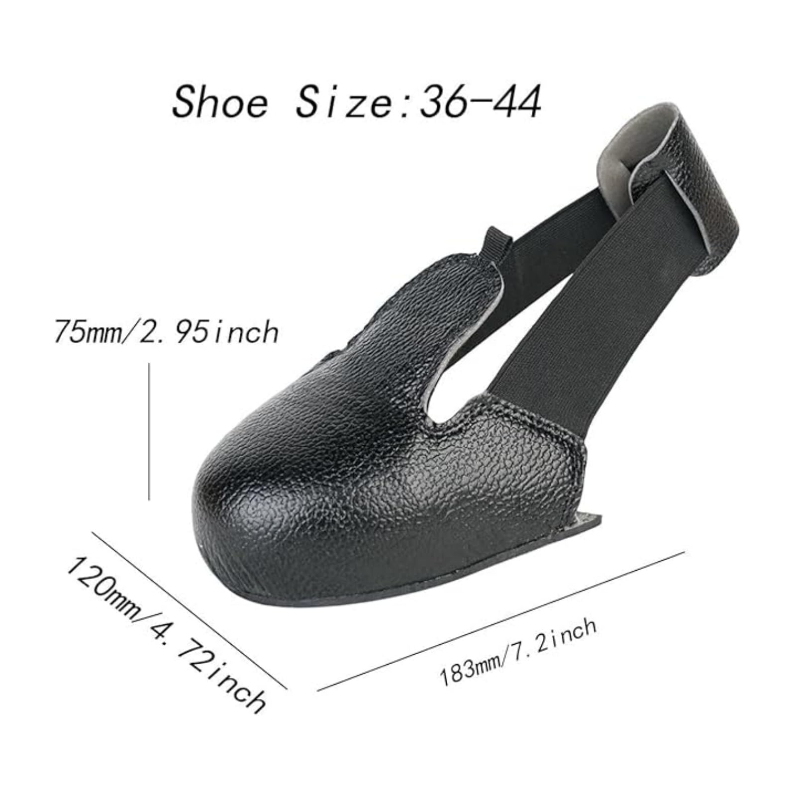 Genérico Cubrezapatos con Puntera de Acero, Cubrezapatos de Seguridad, Seguro Laboral, Antideslizante, Protectores de Zapatos, Accesorios para Calzado Masculino y Femenino