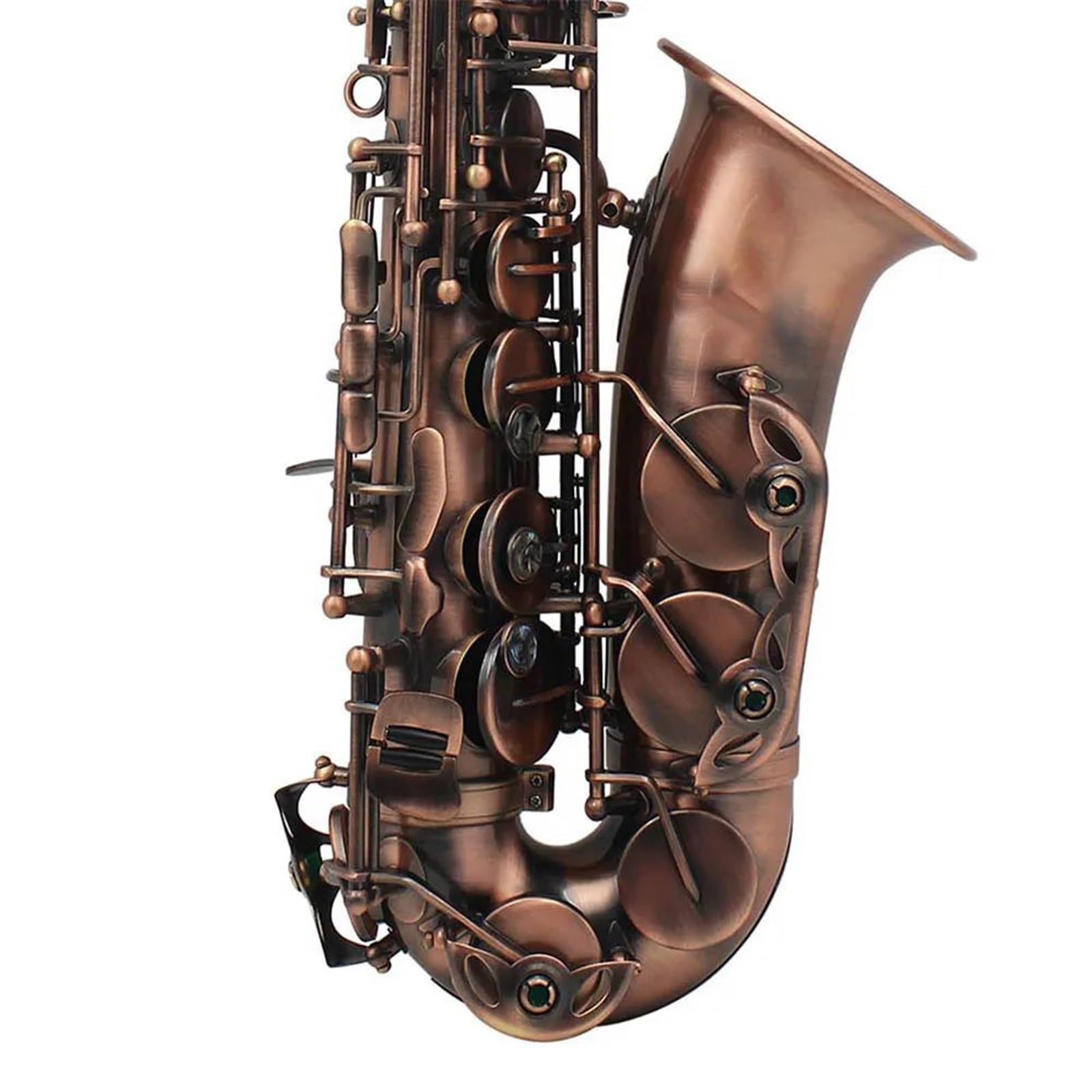 sassofono Sassofono Contralto Mib Professionale Ottone Rame E Sax Piatto Strumento Musicale A Fiato Con Custodia Accessori Per Bocchino