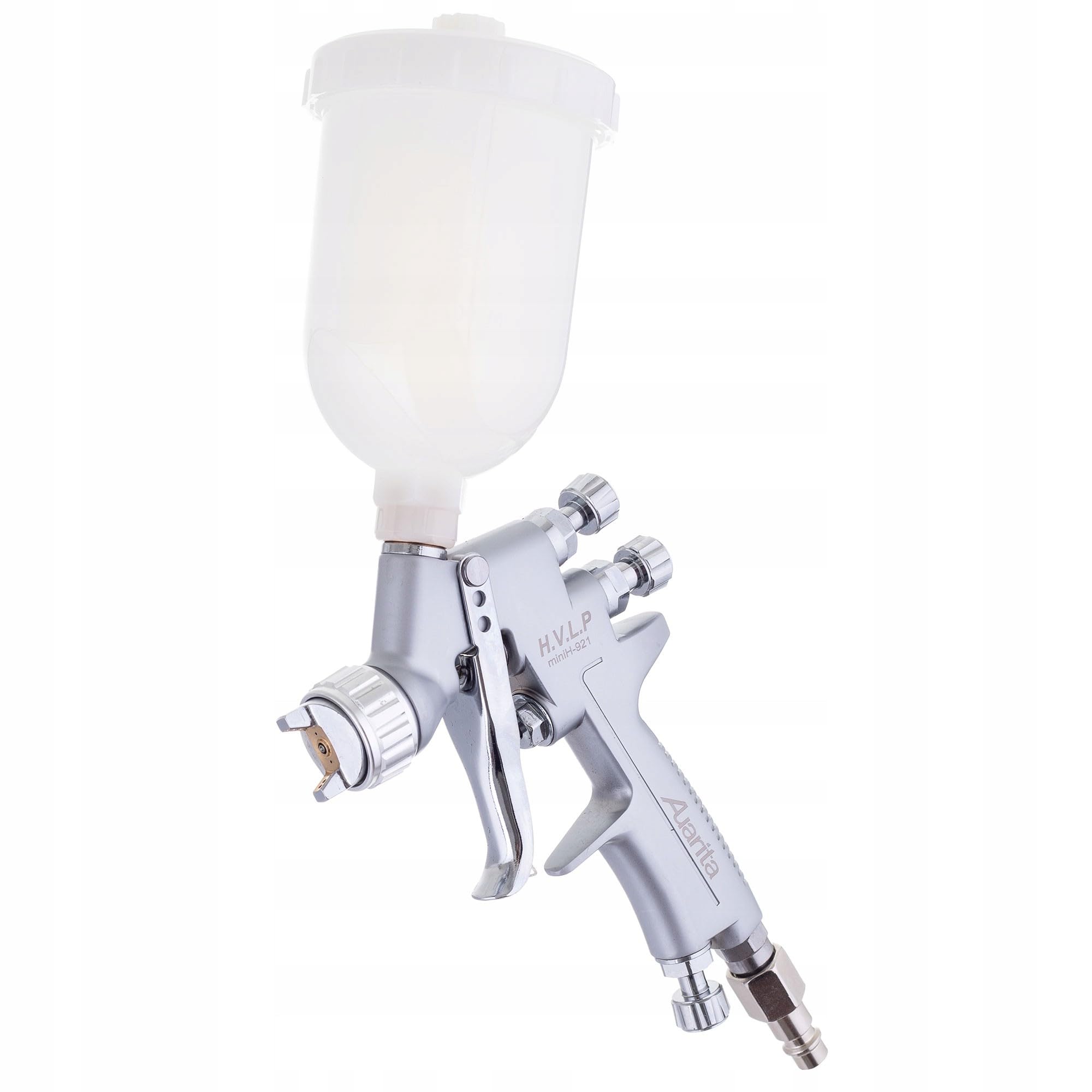 HVLP Mini H-921 Pistolet pulvérisateur à Technologie Buse de 1,2 mm Durable Capacité de 250 ML pour la Peinture Trois Modes de réglage Très Efficace Bon pour Les matériaux Lourds