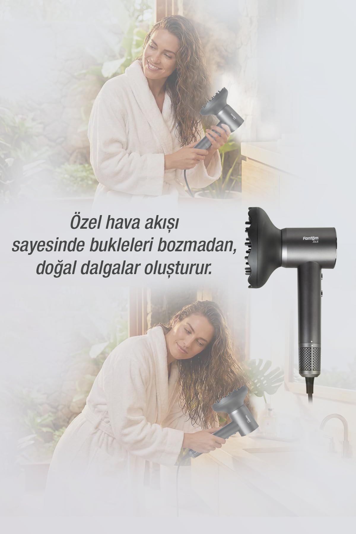 Fantom Jolie SK 2500 Saç Kurutma Makinesi Antrasit