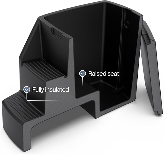 Ice Barrel Portable Ice Bath Bathtub (500 Model) - Freestanding Cold Therapy, Ice Bath for Athletes - Portable Bath Tub for Ice Plunge & Recovery - Cold Plunge Tub (Charcoal Black)