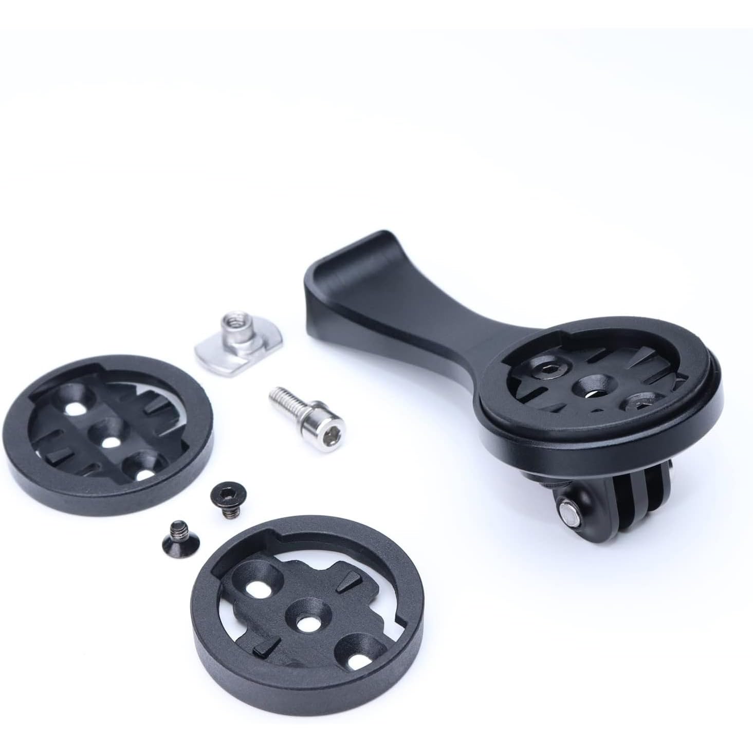 Support de vélo Compatible avec Potence spéciale Vange SL7, Out Front Combo Mount pour Garmin Edge Wahoo Elemnt et Bryton