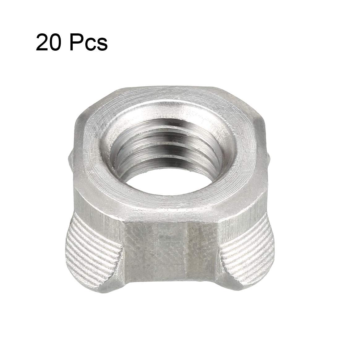 M10 Weld Nuts - Carbon Steel - Pack of 20 -3 M10 Weld Nuts - Carbon Steel - Pack of 20 -3