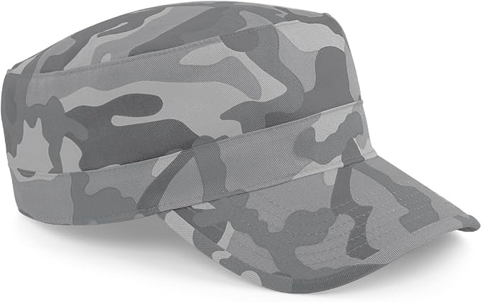 Beechfield Unisex Camo Army Cap Arctic 