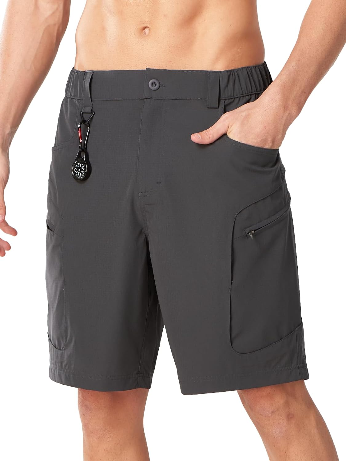 NORTHYARD Mens Hiking Cargo Shorts 9 Lightweight Outdoor Summer Shorts Quick Dry with 4 Pockets for Tactical Fishing