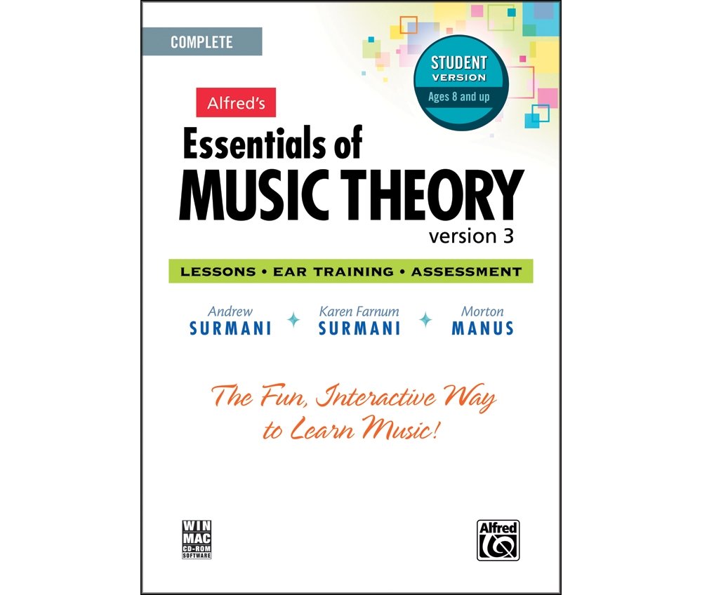 Alfred 00-34627 Essentials of Music Theory- Software- Version 3 CD-ROM Student Version- Complete Volume