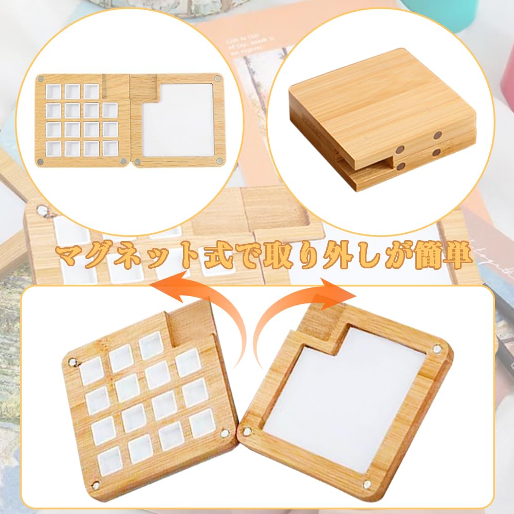 Amazon.co.jp: 絵の具パレット 油絵パレット 木製カラーペイント