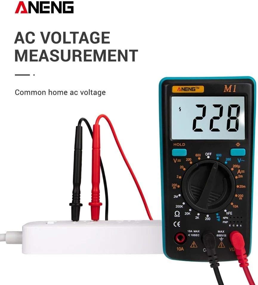 ANENG M1 Digital Multimeter AC Voltage Measurement