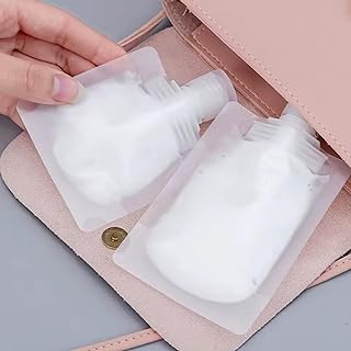 2 Frascos de Viagem Shampoo e Condicionador, Pacotes Reutilizáveis