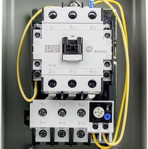 Miniatura 4 de Control de motor de arranque magnético trifásico de 15 HP, shihlin P50T, 65 FLA, 208/230V
