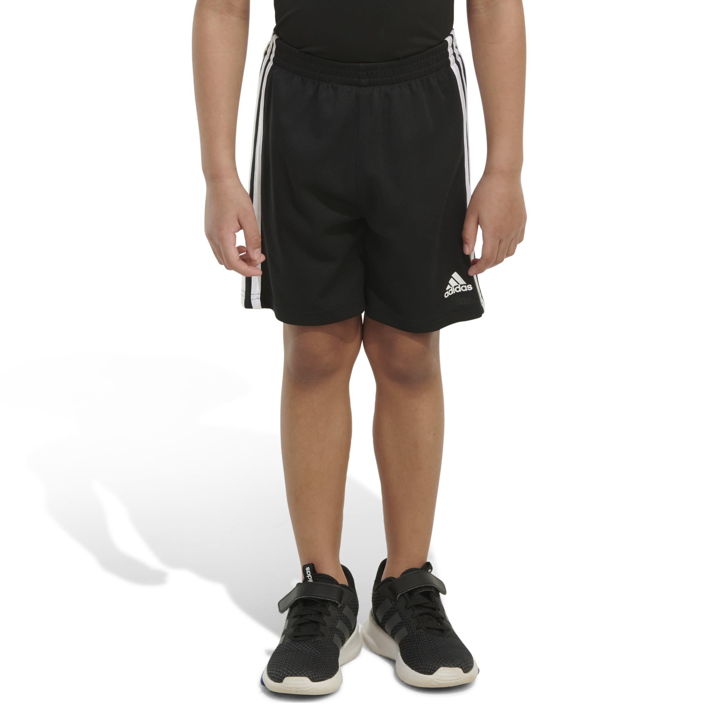 adidas Pantalones cortos para niño con cintura elástica
