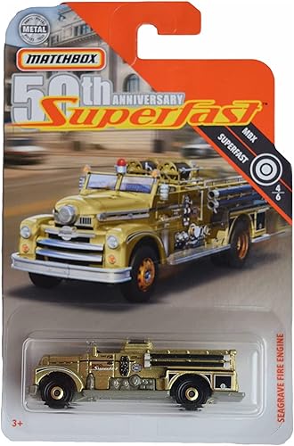 Matchbox Seagrave Fire Engine Superfast 46 Gold