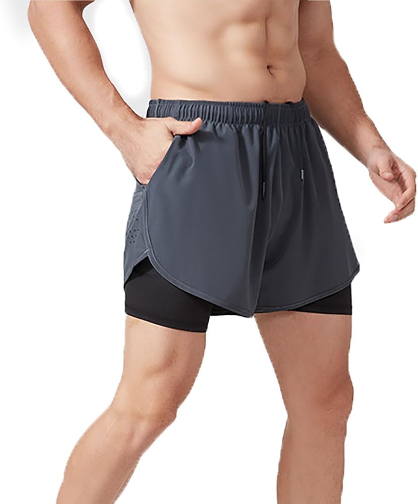 Amazon | メンズ ショートパンツ ランニング短パン 速乾