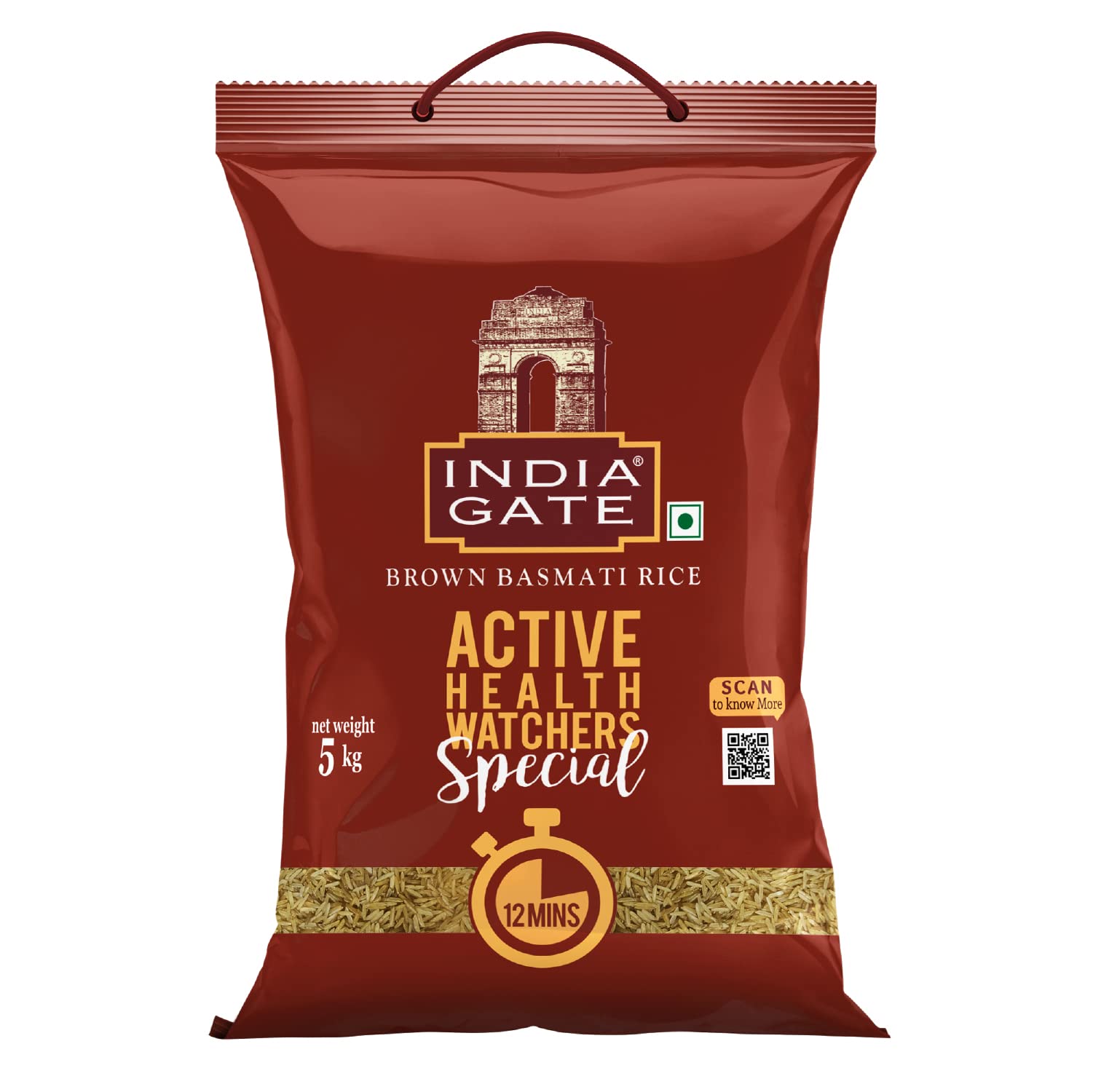 India Gate Active Health Watchers Special Brown Basmati Rice 5Kg | Cooks in 12 Min (B0C4ZHLH9G) Amazon Price History, Amazon Price Tracker