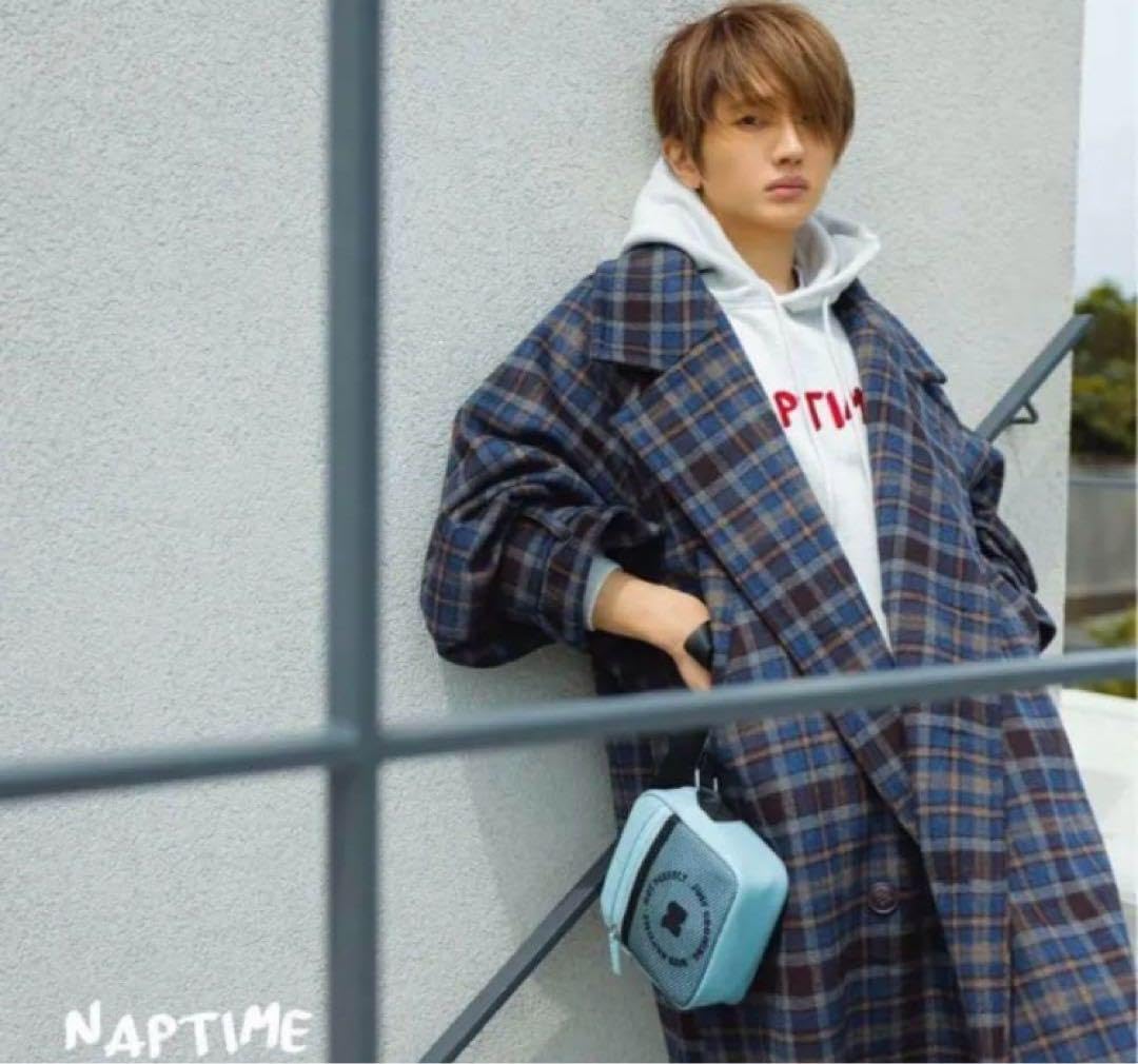 naptime.Nissy 西島隆弘 ナップタイム サコッシュ　ブルー Nissy 西島隆弘naptime サコッシュブルー