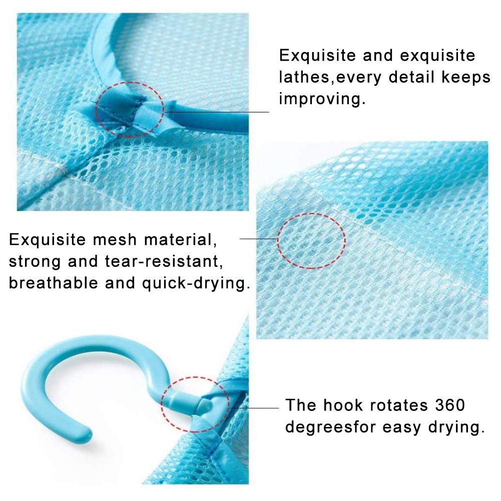 BESTOYARD Netz-Aufbewahrungstasche Für Wäscheklammern - Vielseitig & Waschbar