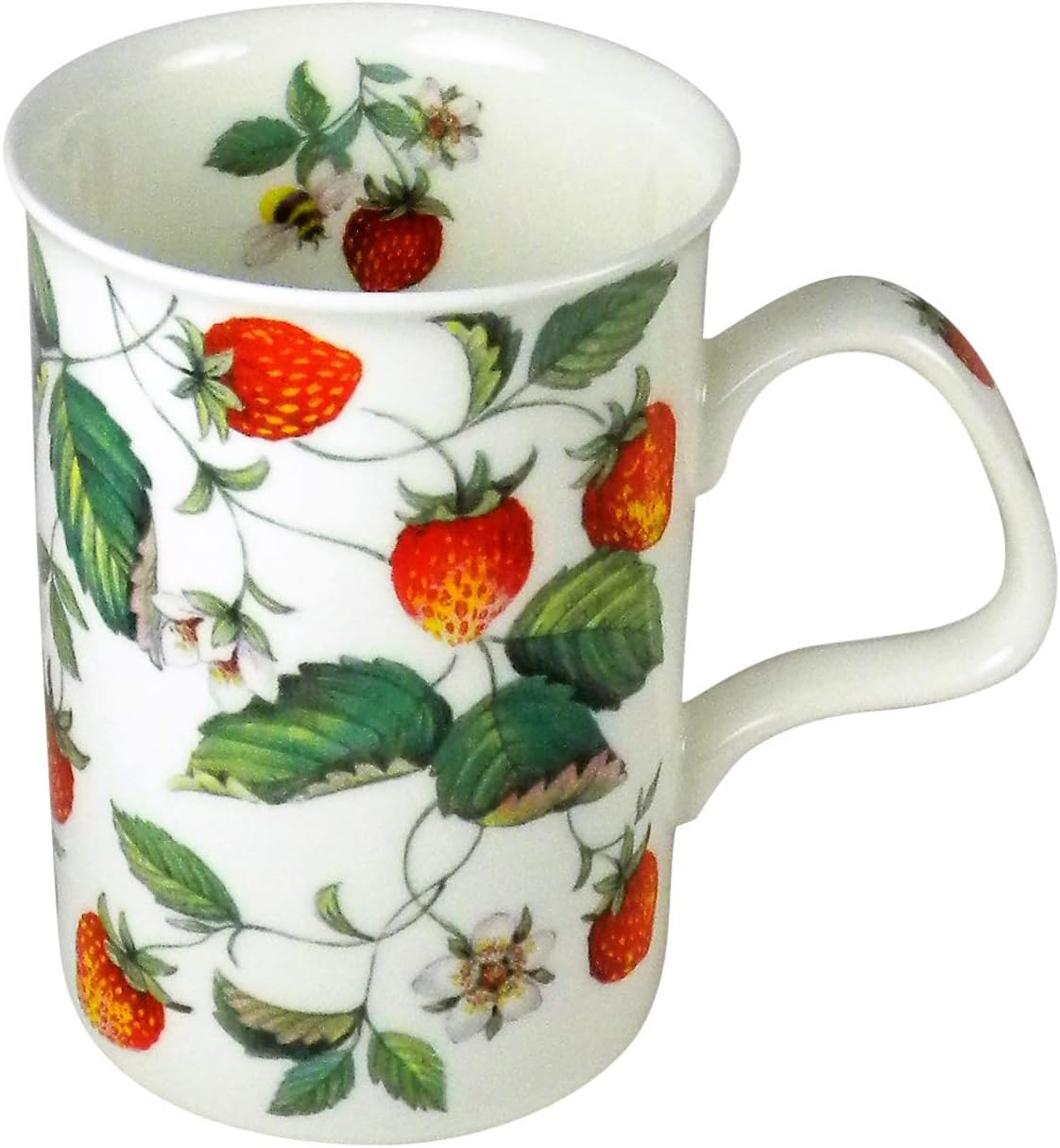 Alpine Strawberry Chintz Tea or Coffee Mug Fine Bone China England