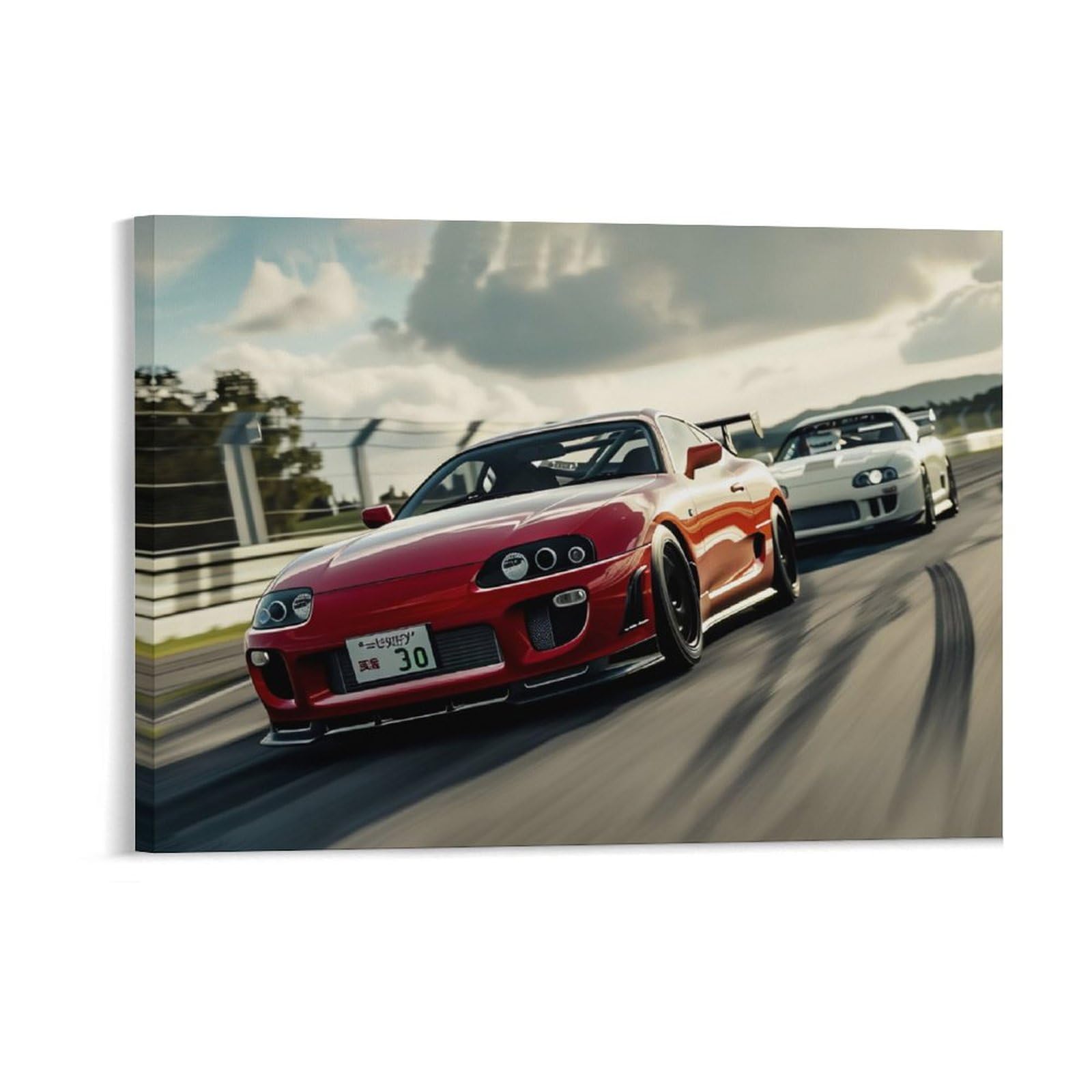 Supersized JDM Drift Poster (18x24") - Ultimate Extreme Speed Canvas Art