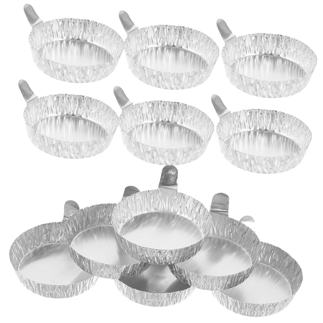 200 Bandejas de Pesaje de Aluminio para Laboratorio, Plato de Pesaje Pequeño de 42ml con Asas, Resistente y Estable para Experimentos Científicos