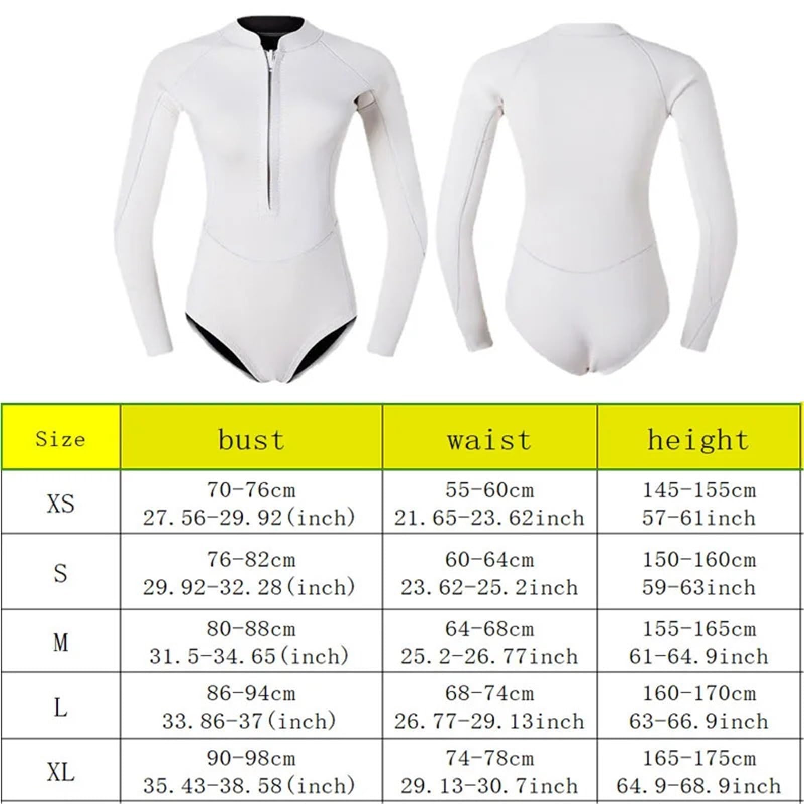 Mutino da Sub Muta da Sub da Donna in Neoprene da 2 Mm Attrezzatura da Sub Rosa Costume da Bagno A Maniche Lunghe Costume da Bagno da Surf Muta da Snorkeling(Pink,M)