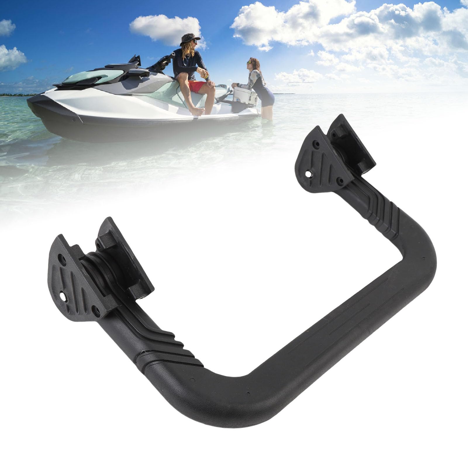 CHICIRIS Bootsleitern, Einziehbare, Federbelastete Einstiegsleiter für Ersatzleiter mit Montagehalterung für RXT X GTX GTR Wake PRO, Einfache Installation