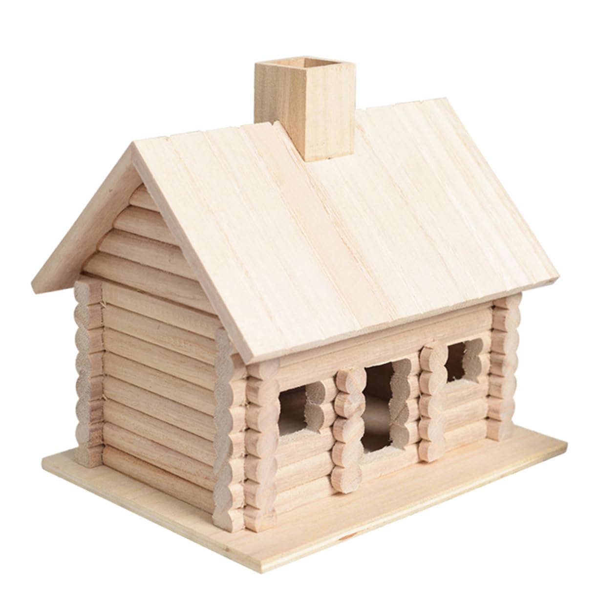 Maison des Oiseaux en Bois Fait Main à Large Entrée pour Canari Extérieur