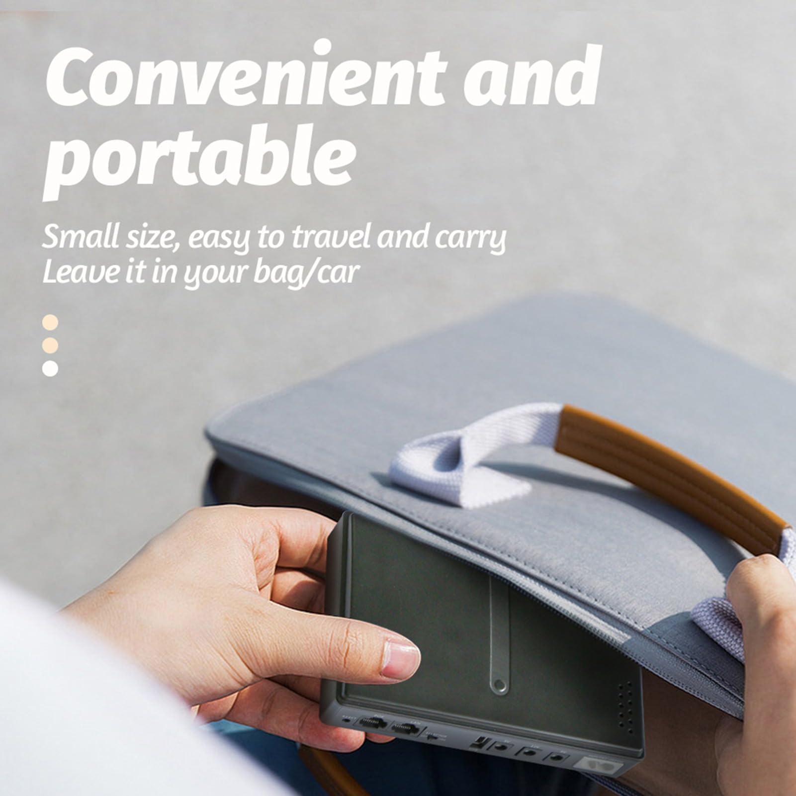 UPS 5V 15V 24V PoE 5V 9V 12V Fuente de Alimentación Ininterrumpida, Salida USB 18W DC Mini UPS Batería de Respaldo para Enrutador de Cámara Módem óptico, UPS de Reserva Básico