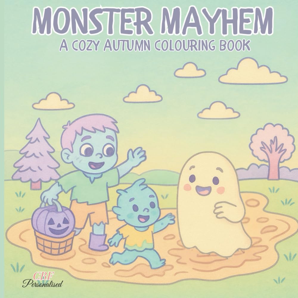Monster Mayhem: A Cozy Autumn Colouring Book