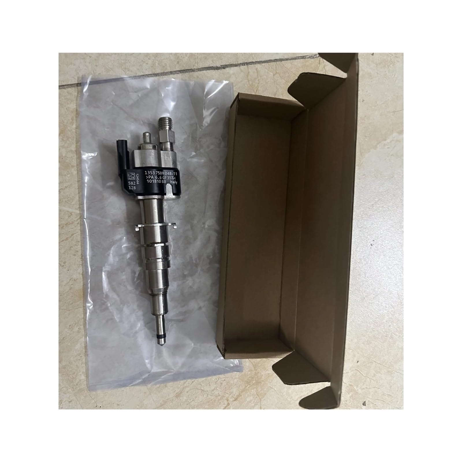 Iniettore di carburante 13537589048-11 Compatibile per BMW Serie 1 Serie 3 Serie 5 Serie 6 13537589048 Iniettore di carburante Compatibile per BMW N43 N53