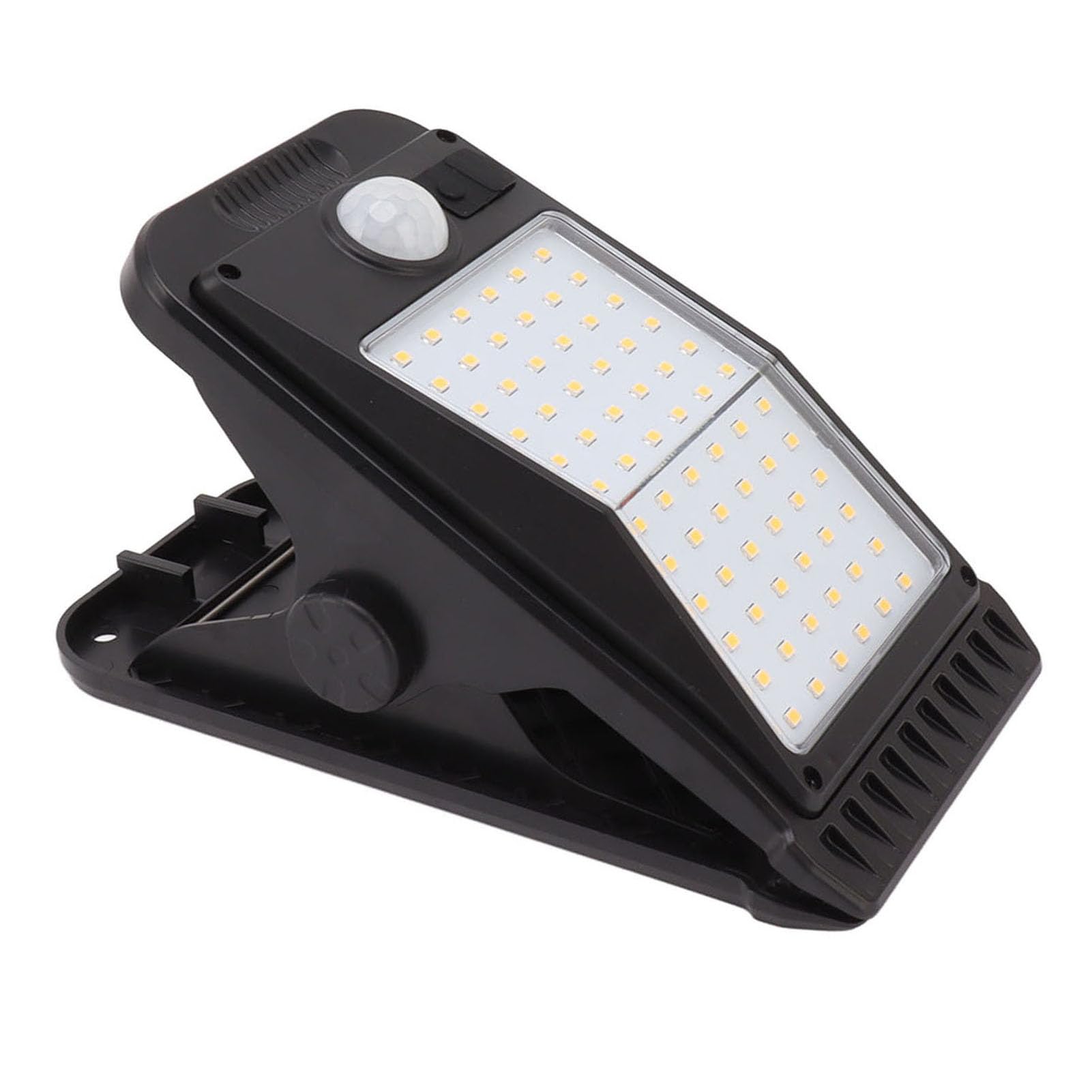 Marhynchus 72 LED Solar Light USB Solar Clip Lamp Batteria Incorporata USB Induzione del Corpo Umano per la Terrazza del Giardino del Cortile All'aperto (Luce bianca)