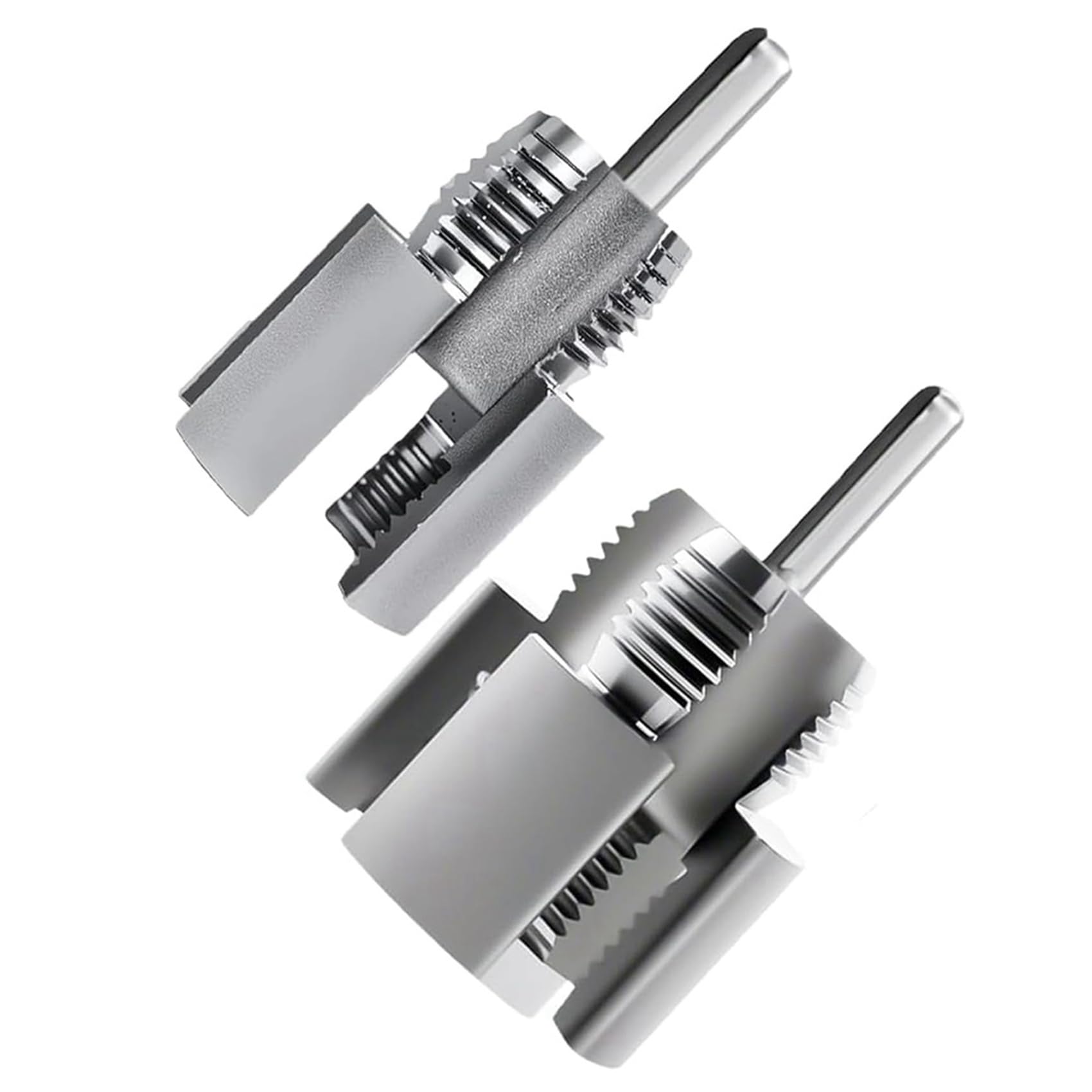 Ctrlzs Integrated Internal & External Pipe Threading Tool, Dual-Function Pipe Thread Cutting Tool, 1/2Inch + 3/4Inch