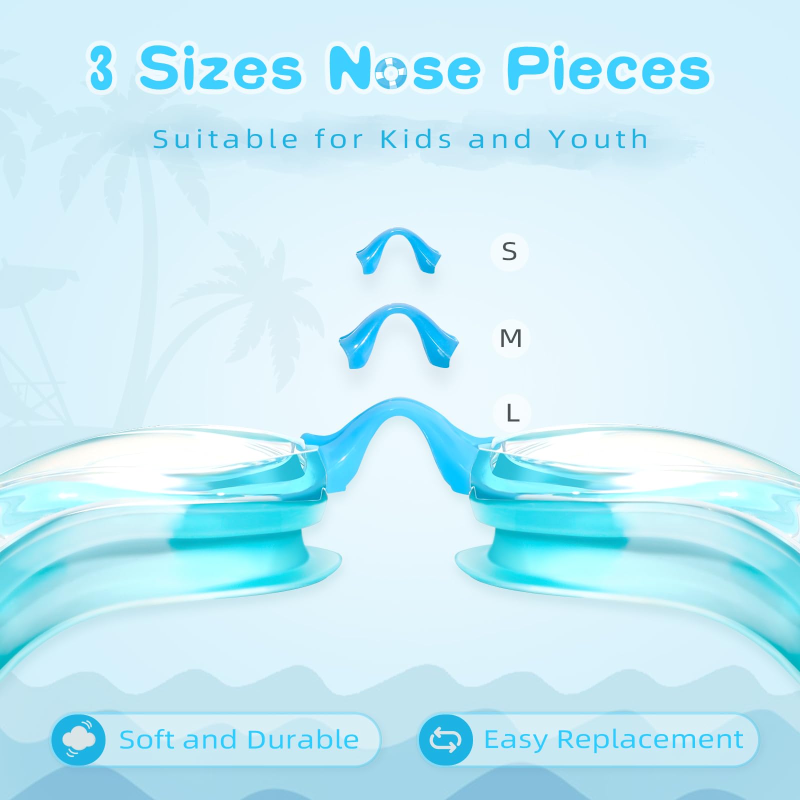 Freela Schwimmbrille für Kinder von 6–14, 2 Packungen für Kinder von 3–6 Jahren, Kleinkinder, Teenager, Mädchen, Jungen, Schwimmbrillen
