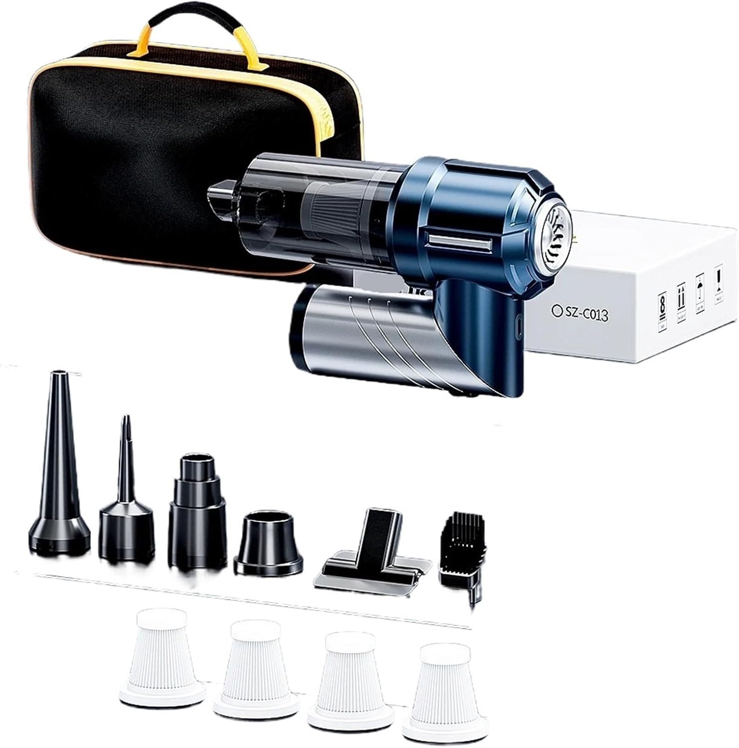 Foldable Car Vacuum Cleaner Powerful Portable Handheld Mini Vacuum Cleaner Wireless Strong Suction Cleaning Machine(Max)