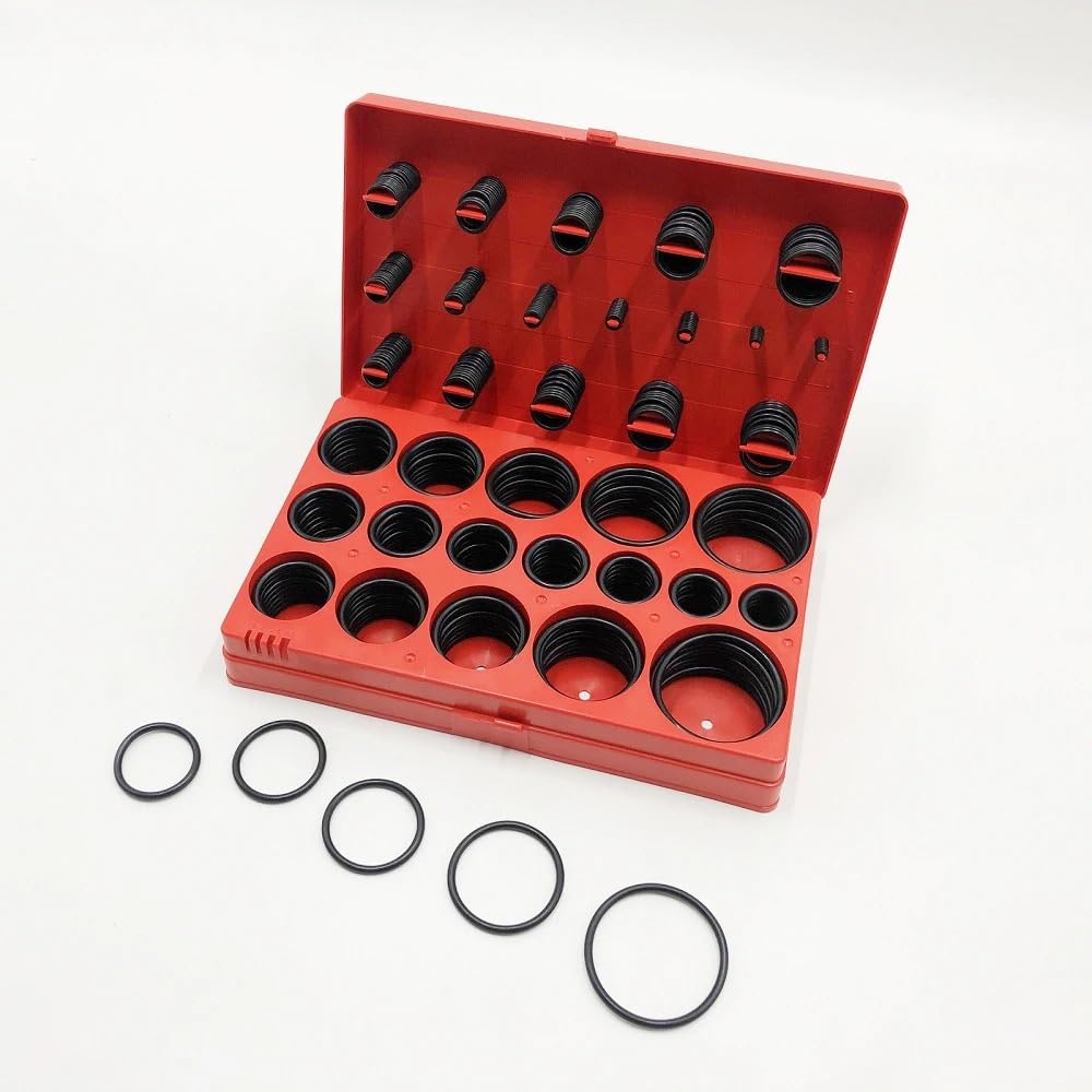 Kits de Botas de Velocidad Constante Surtido de juntas tóricas métricas 32 tamaños universales, kits caucho nitrilo NBR para reparación grifos fontanería automotriz Juego De Botas CV De Silicona