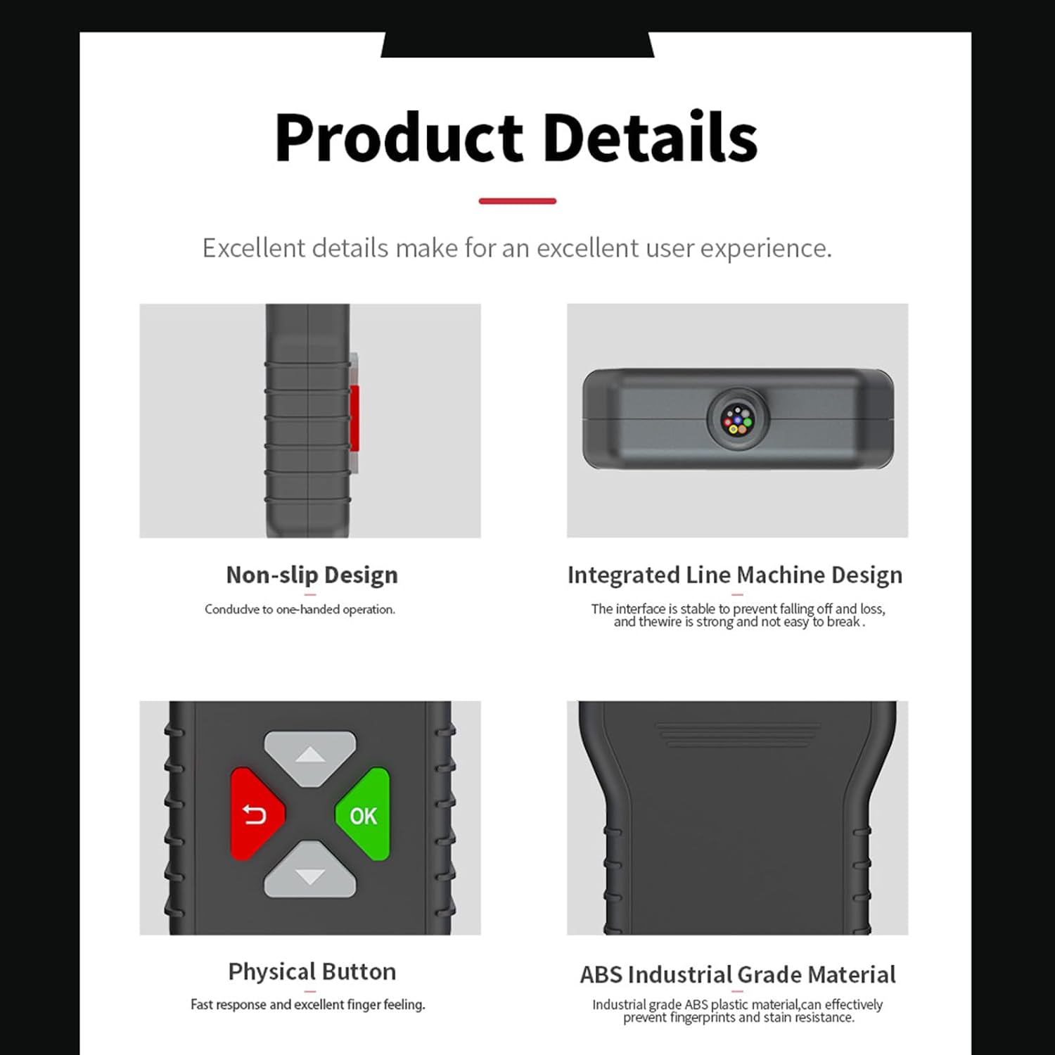 Battery Tester Tool BM550 6V 12V 24V for Automotive Motorcycles Truck Trailer Diagnostic Tool Tester Batteries Car Battery Diagnostic Capacity Healths Check Fault Detection Voltage