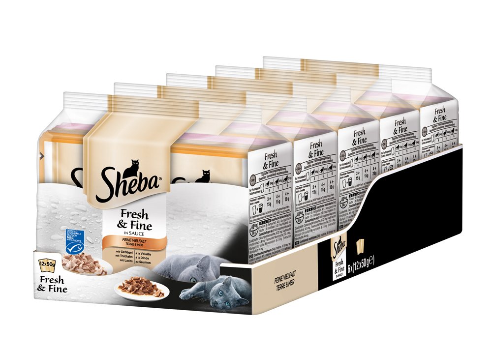 Sheba | Fresh & Fine Belle Diversità | 6 X 12 X 50 G