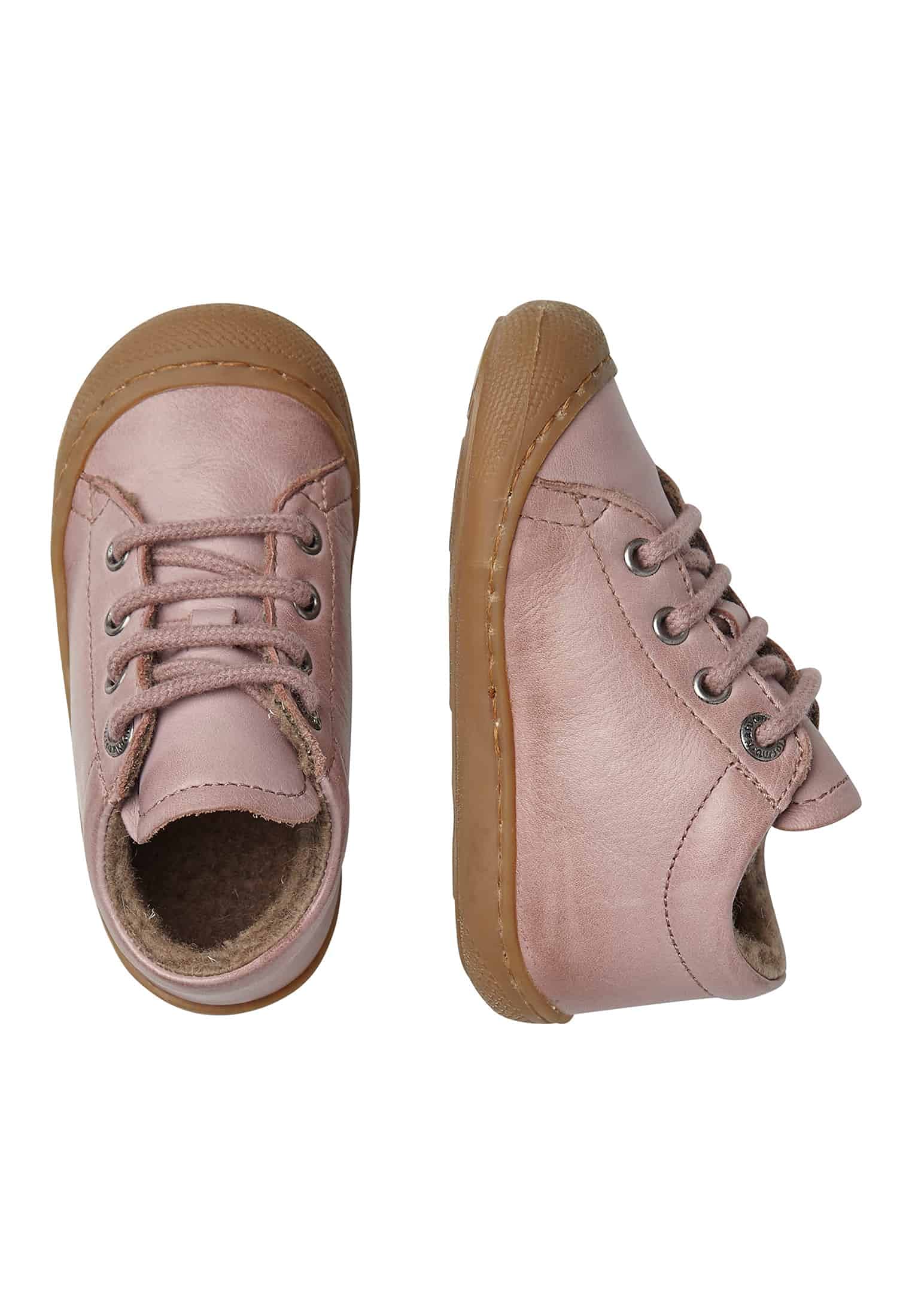 Naturino Scarpine Primi Passi in Nappa con Fodera in Lana, Rosa Chiaro- 26