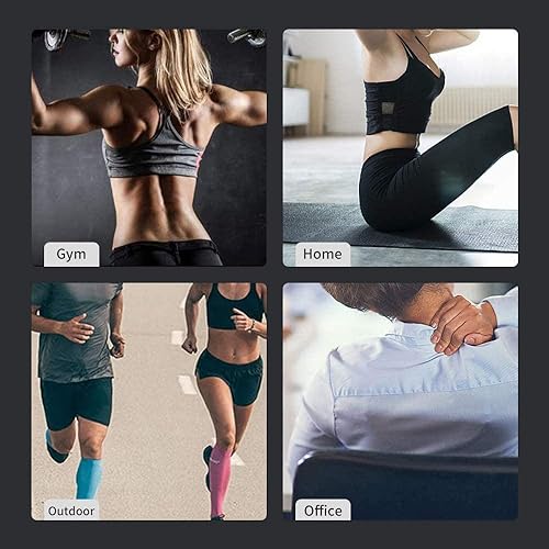 Miniatura 7 de KDFJ Pistola de masaje de alta frecuencia con pantalla táctil LCD de 30 engranajes, masajeador eléctrico para relajar el cuerpo, con bolsa portátil,