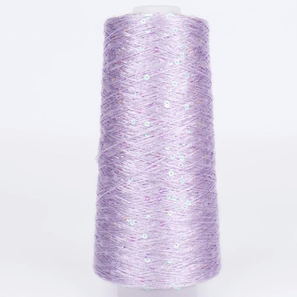 500G Glitter Fancy Yarn Sequin Hand Crochet Thread Knitting Clothes Needleworkyarn with Sequins Knitting Yarn Needlework Sequins