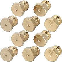 10 Universal Butane Gas Sprinkler, Butane Nozzle for Gas Cooker, Gas Injector Sprinkler Bottle Conversion Kit, City Gas Nozzle (2 x 0.5, 4 x 0.7, 2 x 0.87, 2 x 1.02)