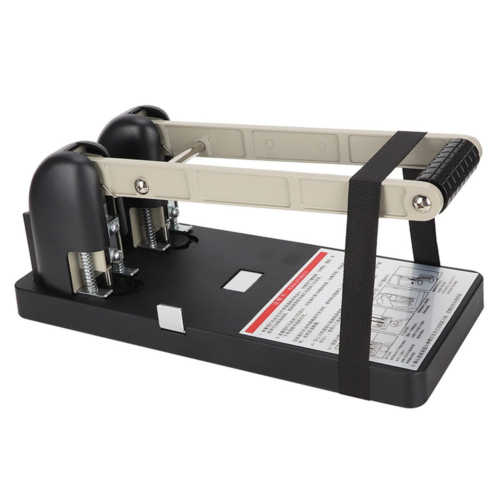 Perforatrice a 2 Fori Capacità di 150 Fogli Punzonatrice da Tavolo per Impieghi Gravosi con Barra di Guida Perforatrice per Carta con Scatola per Scarti di Carta Perfetta per L'Ufficio, La Casa