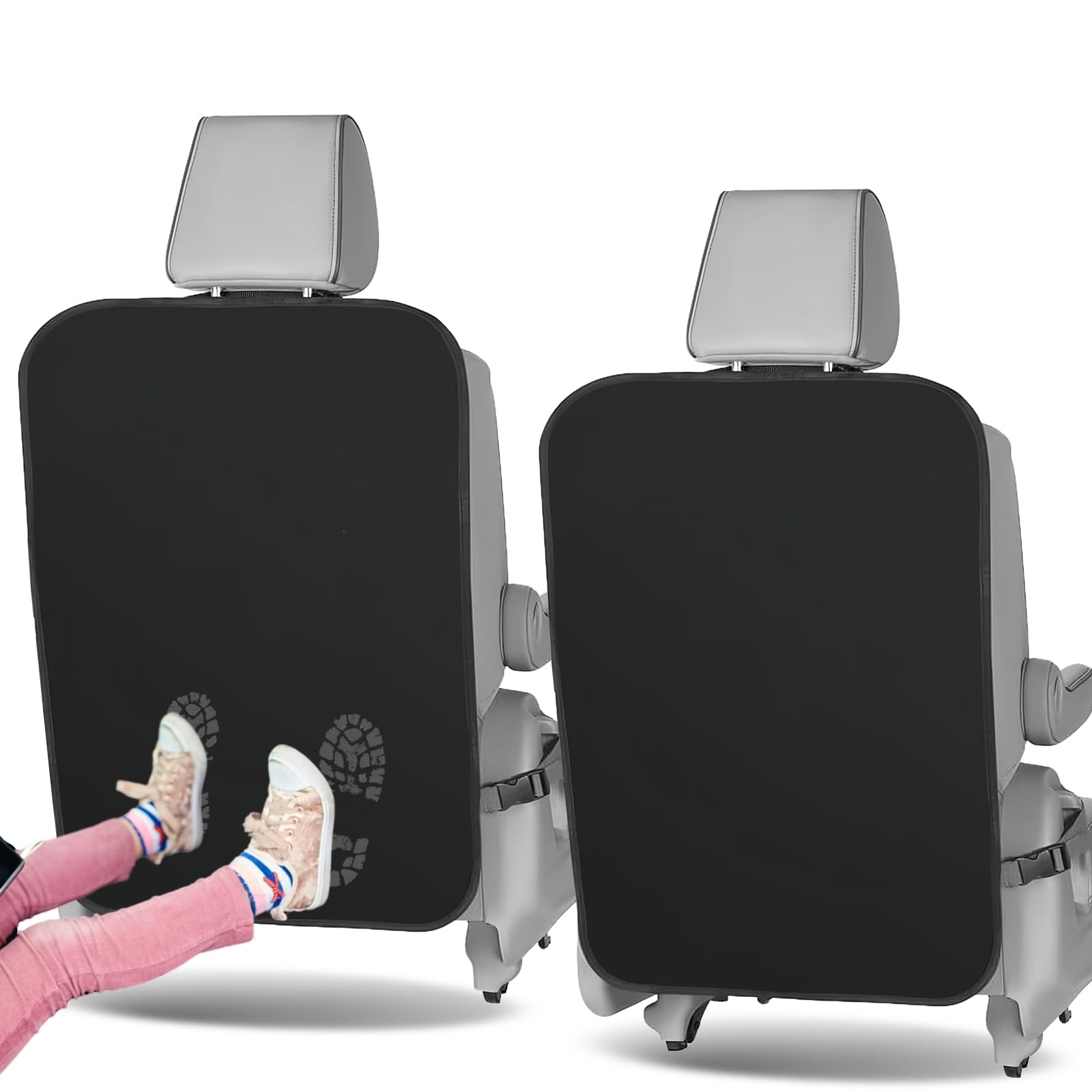 VBGURR 2x Autositzschutz Rückseite - Wasserdicht Rückenlehnenschutz Kinder