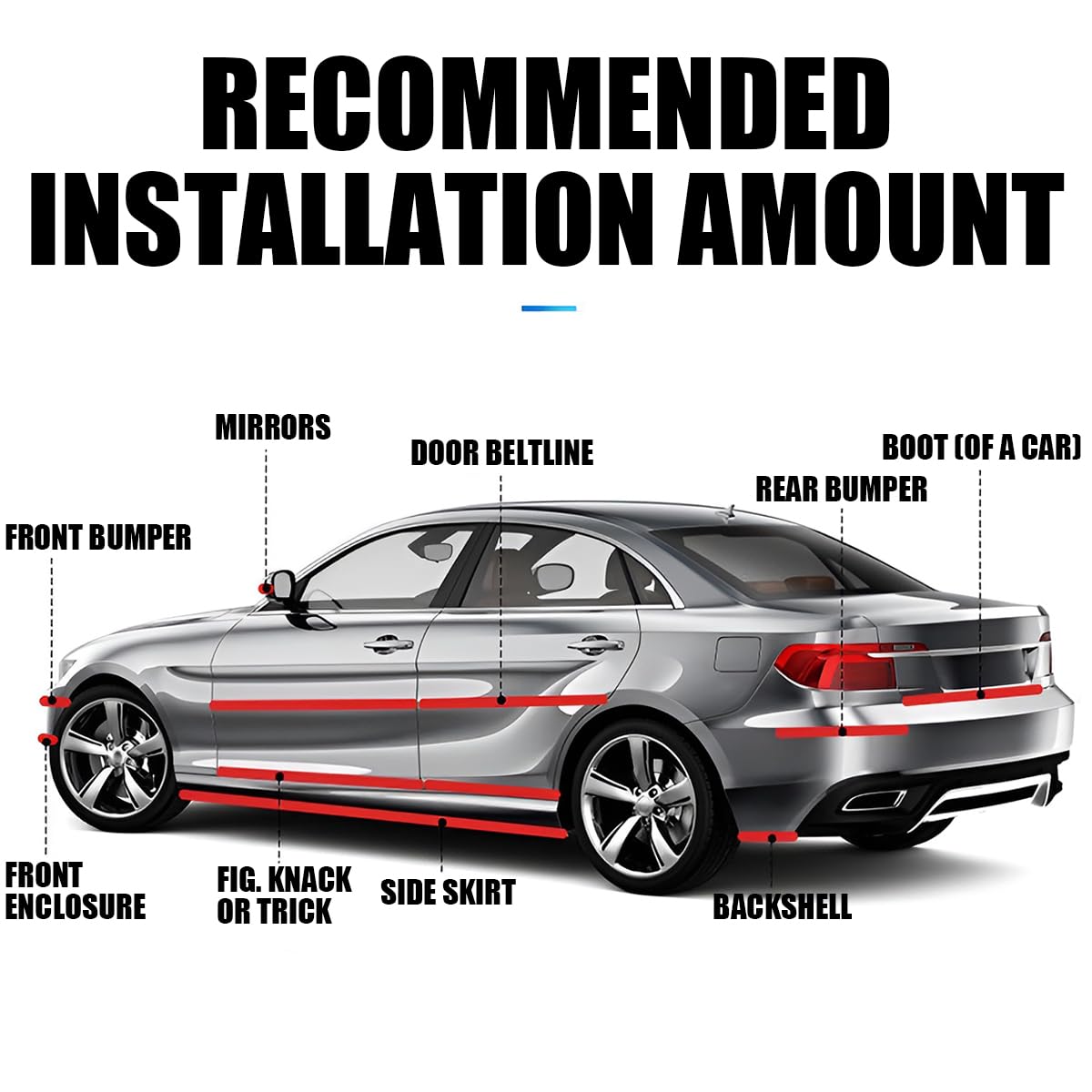 JNNJ Seuil D'antichoc Automobile, Protecteur Universel De