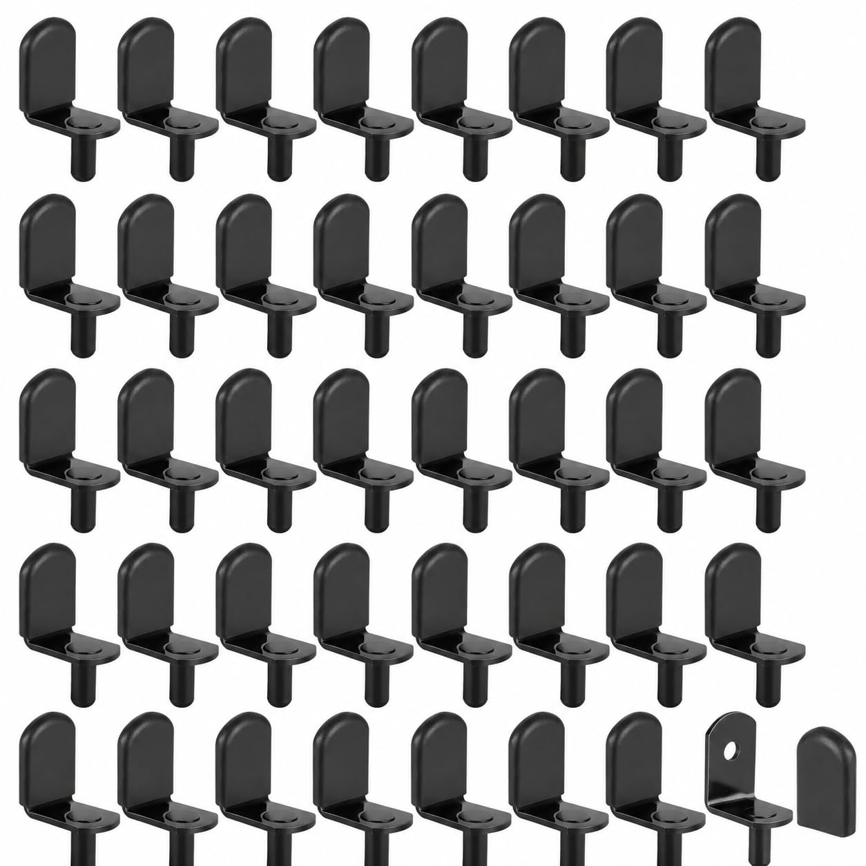 Shelf Support Pegs - 40 Pack L-Shaped -7