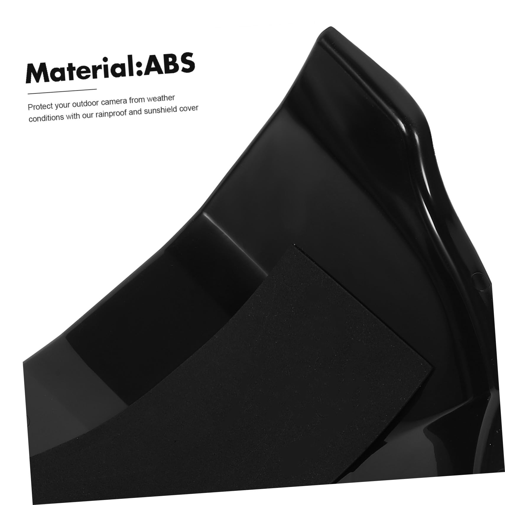 VICASKY Copertura per Fotocamera Resistente alle Intemperie 2 Pezzi in Abs Leggero Nero per Protezione Esterna e Riparo Dalla Pioggia